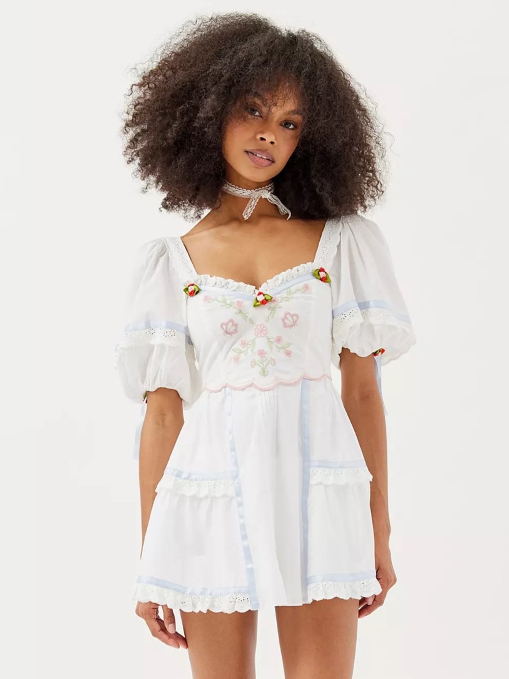 For Love and Lemons Meadow Embroidered Dres